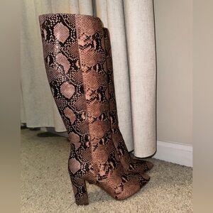 MOVING SALE! MAKE YOUR BEST OFFER!! 
Gianni Bini Snakeskin Boots